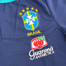 Camisa Seleção Brasileira Treino 25/26 – Gola Polo Azul Escura