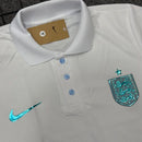 Camisa Seleção Inglaterra Branca Gola Polo 26/27