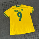 Camisa Seleção Brasileira 1998 Retrô – ( 9 Ronaldo)